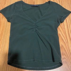 Brandy Melville Green Gina Top *rare